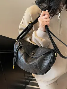 1pc  Crossbody bag, solid color, clean color, women's shoulder bag, fashionable, versatile, simple and trendy, Minimalist crossbody bag, suitable for college students' daily work, commuting, shopping, dining, women's crossbody bag