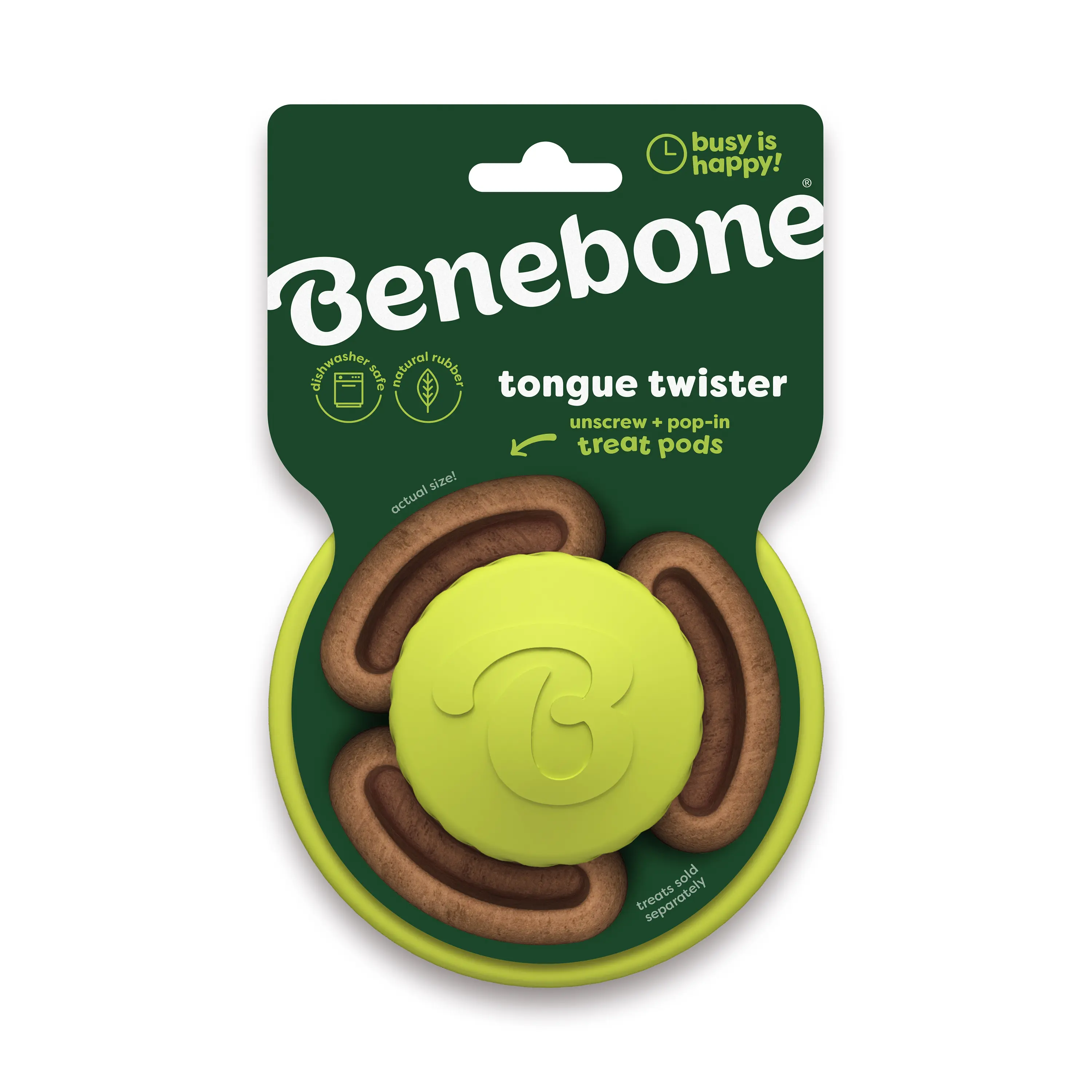 Benebone Tongue Twister Interactive Enrichment Dog Toy