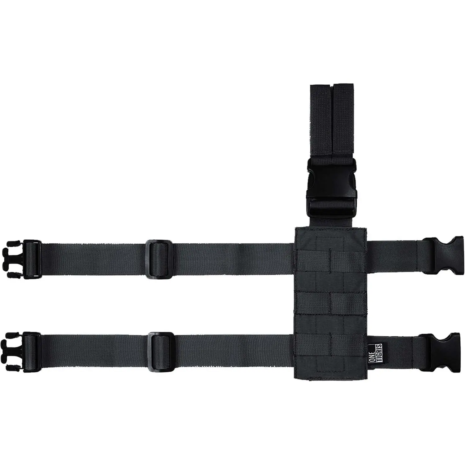 OneTigris Mini Molle Panel for Tools, Drop Leg Platform Minimalist Adjustable Thigh Rig, only thing rig included