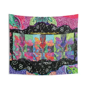 Multi Face/ Galaxystrip Tapestry 104" × 88" - Eternal Dawn Designs™ - Tapestry.