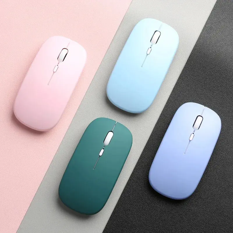 Bluetooth Wireless Mouse Silent Computer Mice Portable Working Gaming Mouse for Laptop iPad Air Pro Tablet PC