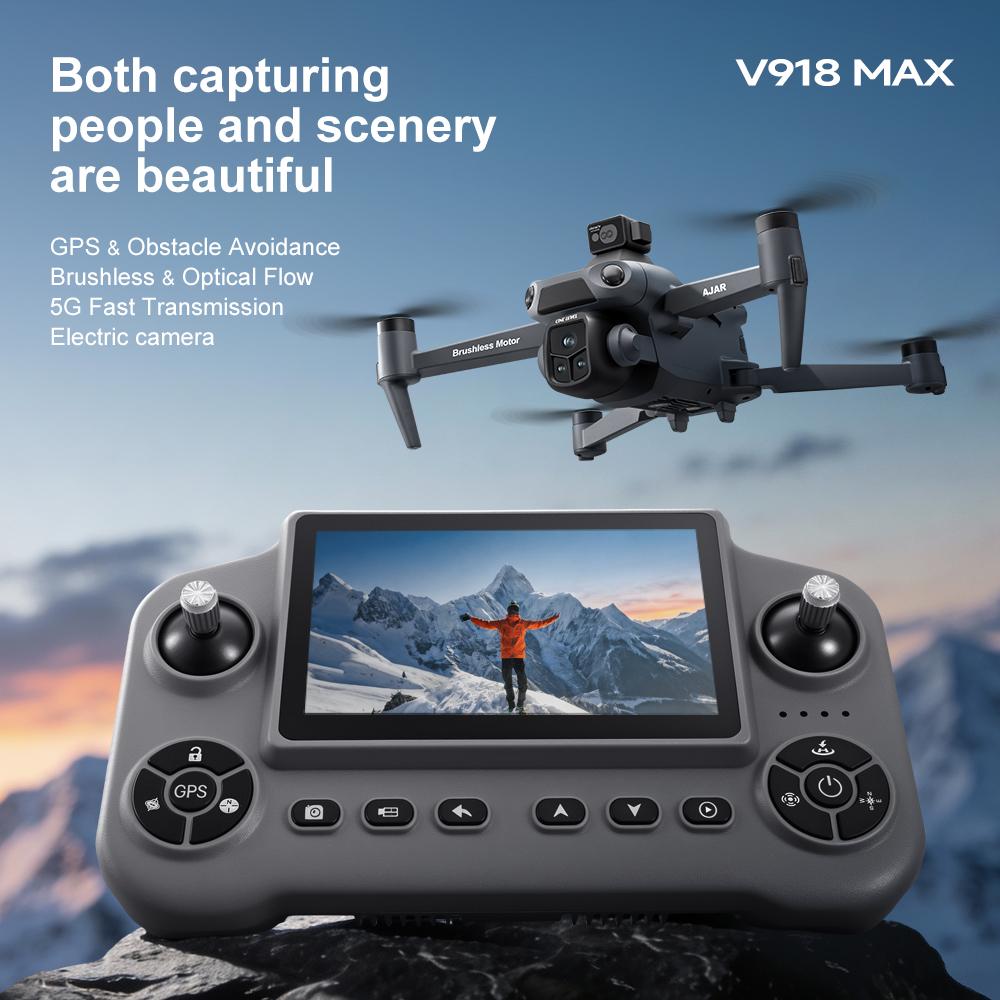 GPS Drone with 8K  Dual Cameras (50fps), 2000m Long Range, Large Screen Remote Controller, Auto Low Power Return, 244g Lightweight Quadcopter, 100m Max Flight Altitude, Lithium-Polymer Battery, 2 Batteries