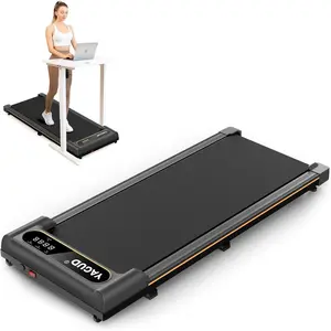 Walking Pad, Walking Pad Treadmill for Home Office, Portable Under Desk Treadmill with Remote Control and LED Display, Walking Jogging Running Machine
