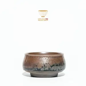 Master Huang Changfa Ancient Colorful Kiln Change Jianzhan teacup Bamboo shape Teacup