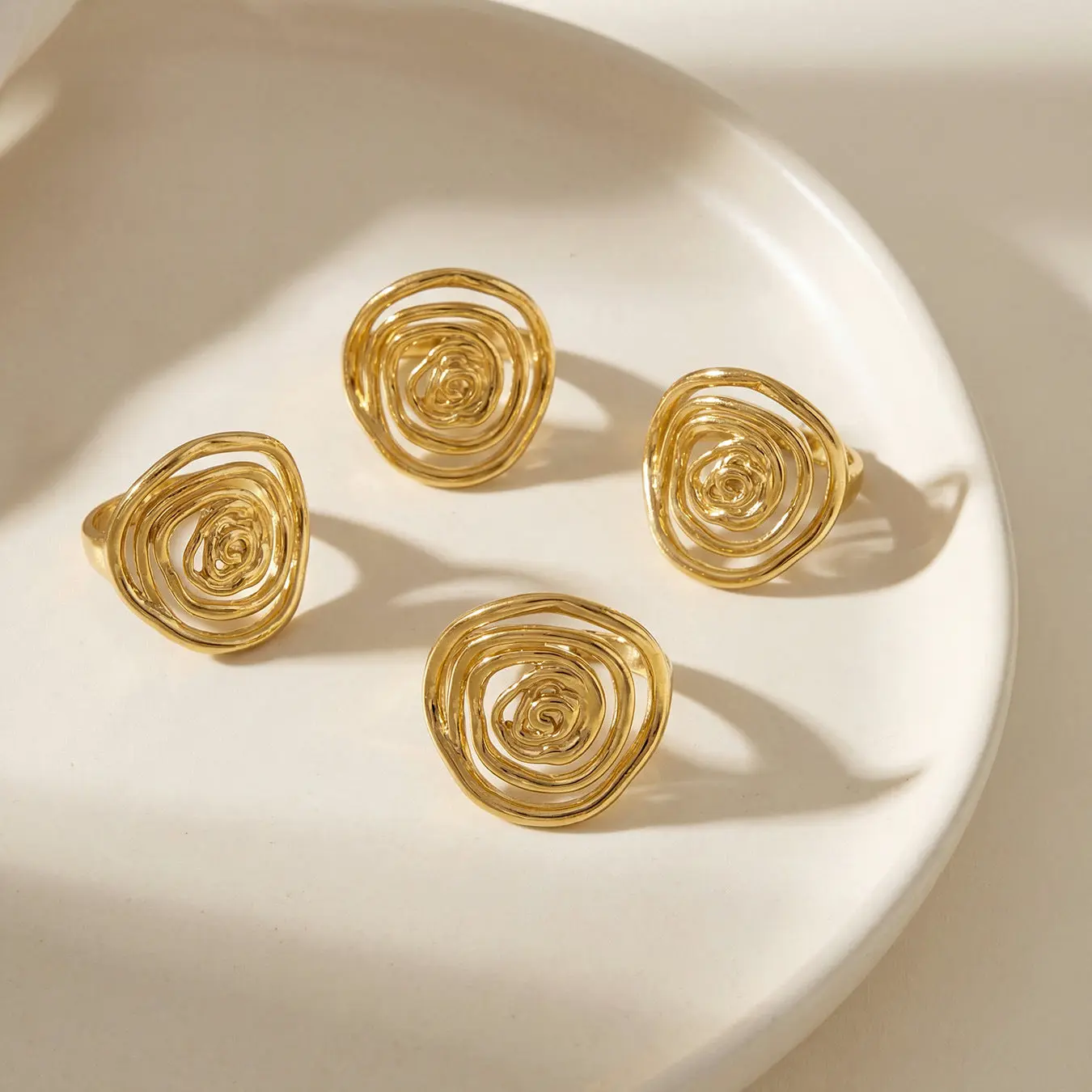 Bhanwar Spiral Ring