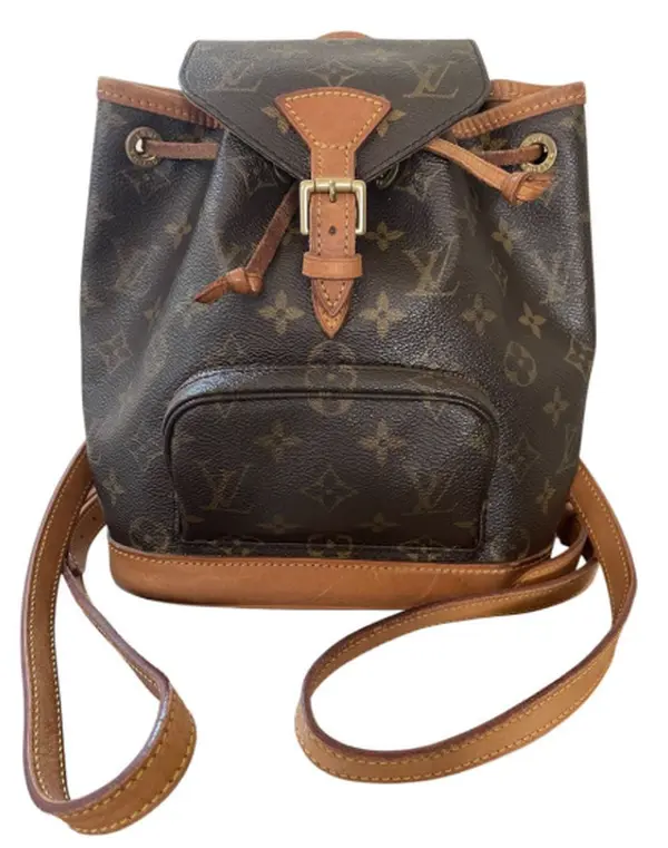 Pre-owned Louis Vuitton pvc Backpacks Monogram Montsouris Backpack 4000042354839