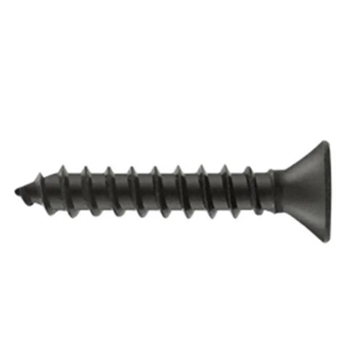 Deltana High-Quality Modern Flat Head Steel Wood Screws (12 x 1.25 inches), 100-Piece Bag, Oil Rubbed Bronze Home Needs Wood Fixing Hardware