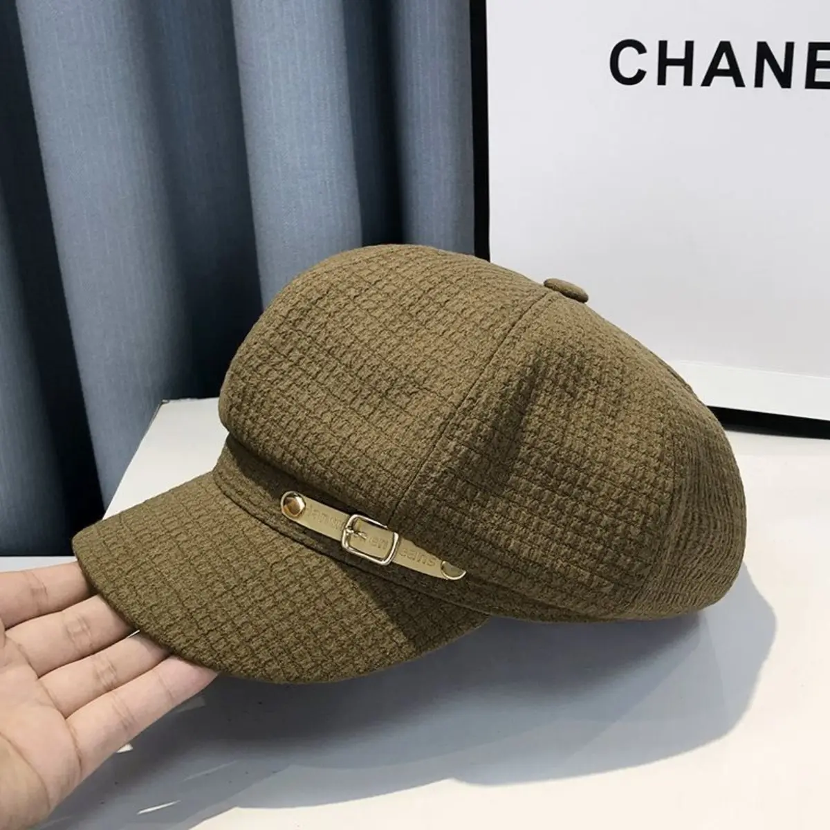 Women Beret Newsboy Hats Classic Autumn Spring Winter Cap Adjustable Caps Adjustable Sun Cap Solar Bucket Hat