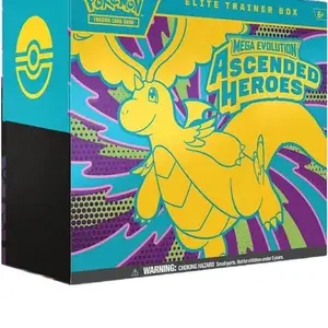 Pokémon Ascended Heroes ETB Elite Trainer Box Mega Evolution Trading Card Game (RIPPED LIVE)