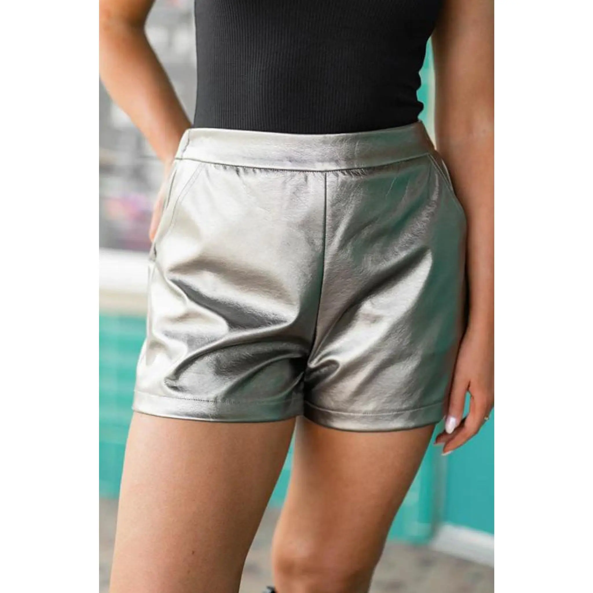 Buddy Love: Vince Metal Shorts