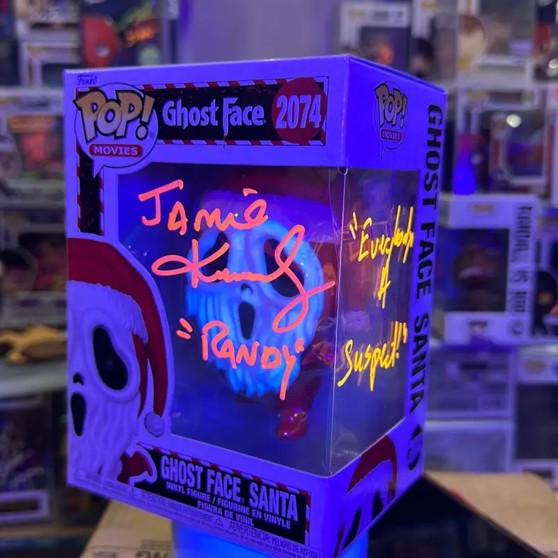 Funko Pop Vinyl Figure #2074 - Ghostface Santa Claus, Signed by Jamie Kennedy