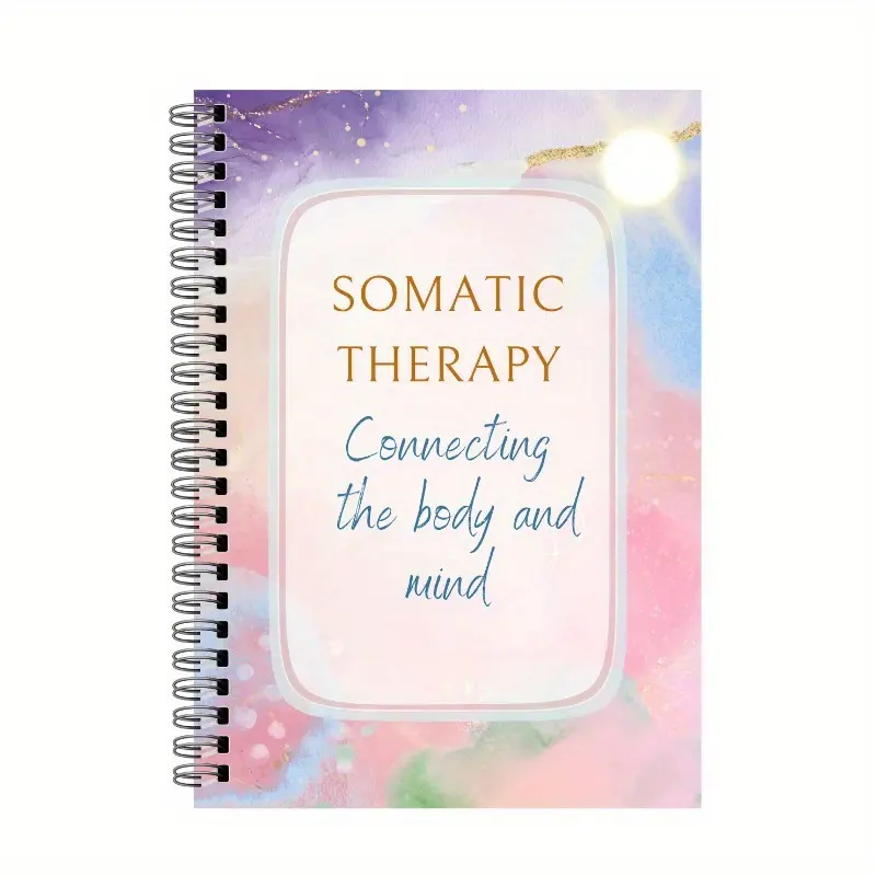 Health Body Treatment Workbook, Spiral Bound Planner, Grounding Techniques & Self-Regulation Resources, Basic Guide to Improve Physical Experience