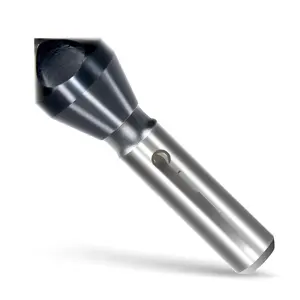 TiAlN Cobalt Single-End Countersink Chamfer Tool - Heavy-Duty M35 82- Countersink Bit for Metal, Stainless Steel, Copper, , Fiberboard, 1/2"