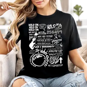 The Wicked Witch of the East, bro! funny quote t-shirt, Meme Viral Crewneck, Black and White Shirt, Hilarious Pop Culture Tee for Meme Lovers