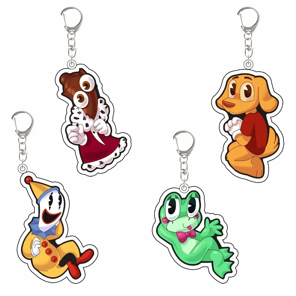 TADC Kaufmo Kinger Anime Acrylic KeyChain - Cute Characters, Kawaii Bag Charm for Keys, Backpack & Gifts, Collectible Fan Accessory, Aesthetic Game Merch!