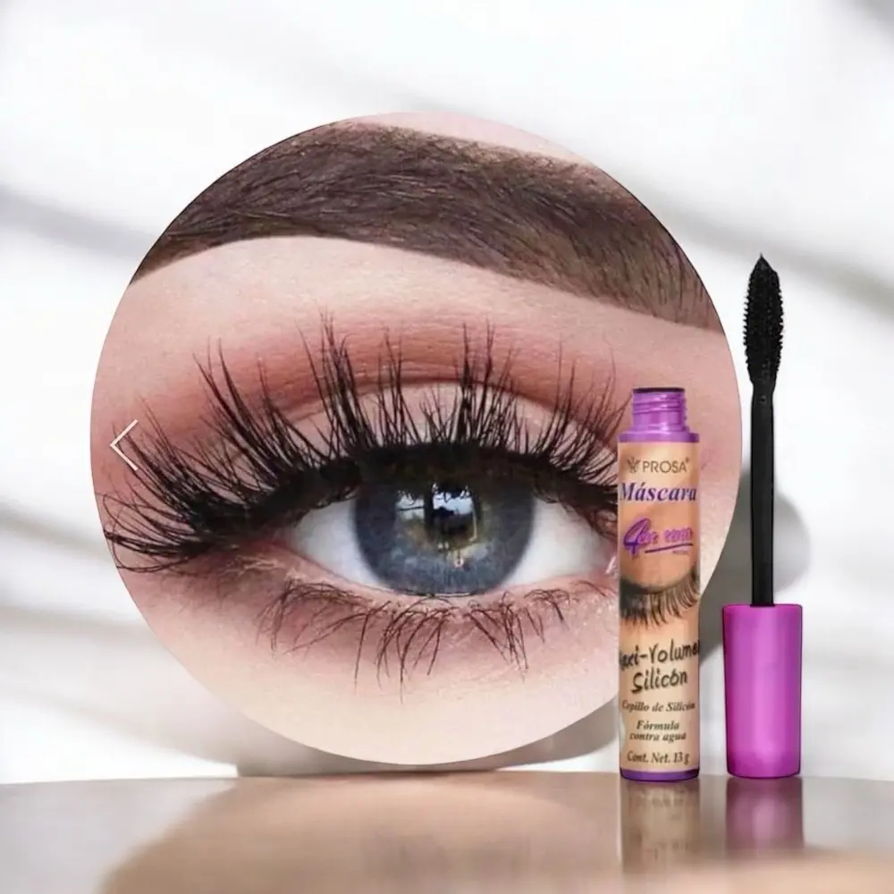 Rímel  Prosa Original Maxi Volume Silicon Mascara for Flawless Lashes - Makeup, Cosmetic