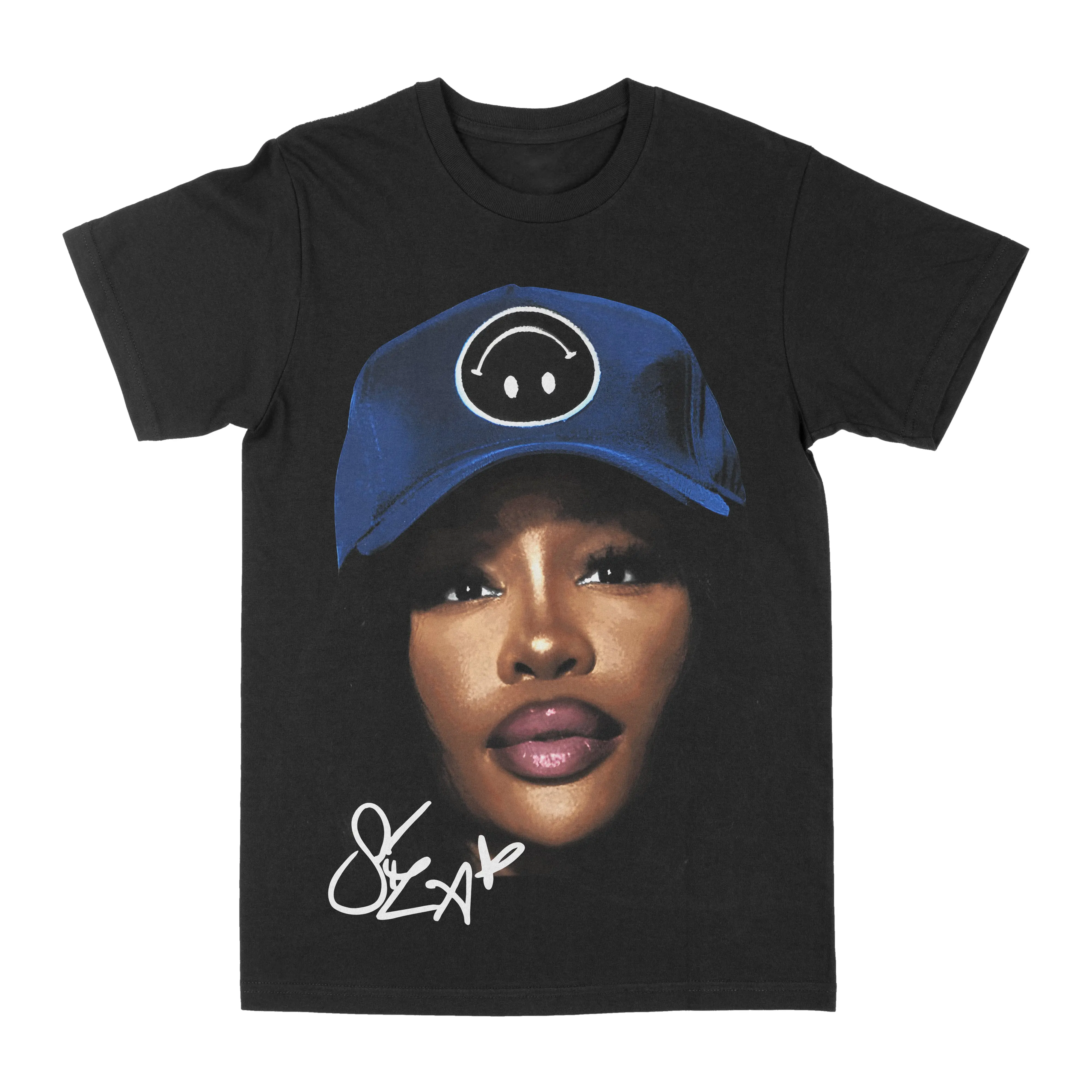 Sz@ Smileeys Big F@cee Gr@phic Tee T-shirt Vintage Rap Hip Hop Music Unisex T-shirt Creewneeck Madee Using 100% Us Cotton & Printeed In Thee Usa