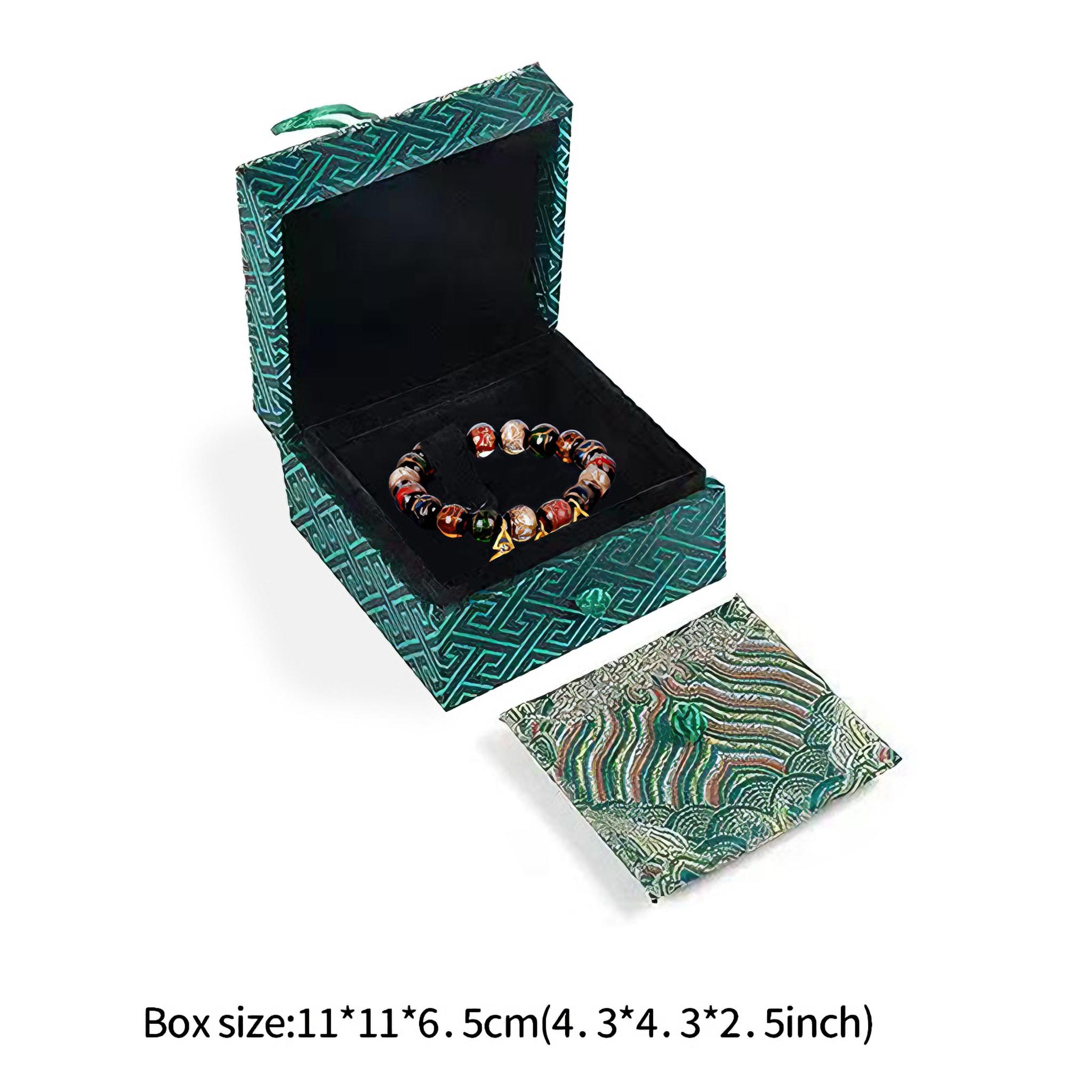 GEMRICH Temple sacred incense ash bracelet, Chinese feng shui beaded bracelet, Five Elements bracelet, wealth-attracting charm bracelet