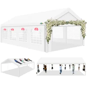COBIZI 13x26 Heavy Duty Wedding Tent with Removable Sidewalls,Carpas Para Fiestas