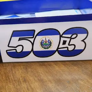 El Salvador 503 vinyl decal sticker calcomanía