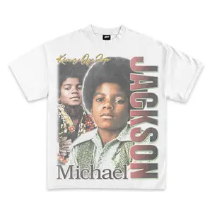 Michael Jackson Retro Graphic T-Shirt Vintage 90s Style Unisex Tee, Retro Music Fan Gifts