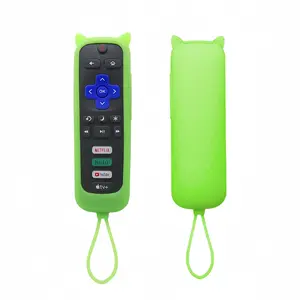 Glowing Remote Cover with Lanyard, Compatible with Tcl Hisense Roku Tvs, Protective Case, Back-To-School Essentials, 1 Piece