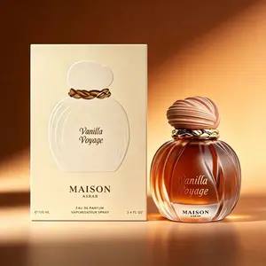 Vanilla Perfume 100ML Unisex, Sweet Caramel Honey Amber Vanilla Eau De Parfum, Long Lasting Gourmand Fragrance, Gift for Her Him