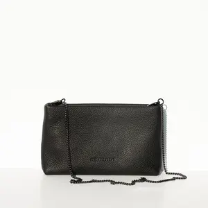 Lyla Leather Pouch - Black