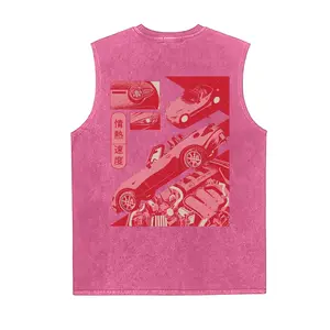JDM Roadster "Passion & Speed" Washed Graphic Tank Top, Japanese Car Engine Print, Gift For Miata & Tuner Fans