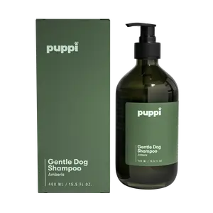 PUPPI Gentle Dog Shampoo (Amberis) | Sulfate-Free Dog Wash | Enriched with Aloe Vera and Cucumber Extract | Hypoallergenic Dog Shampoo Sensitive Skin