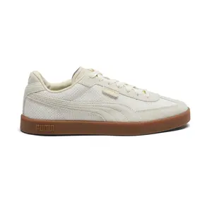 PUMA Womens Club Ii Era Woven Lace Up Sneakers Shoes - Beige