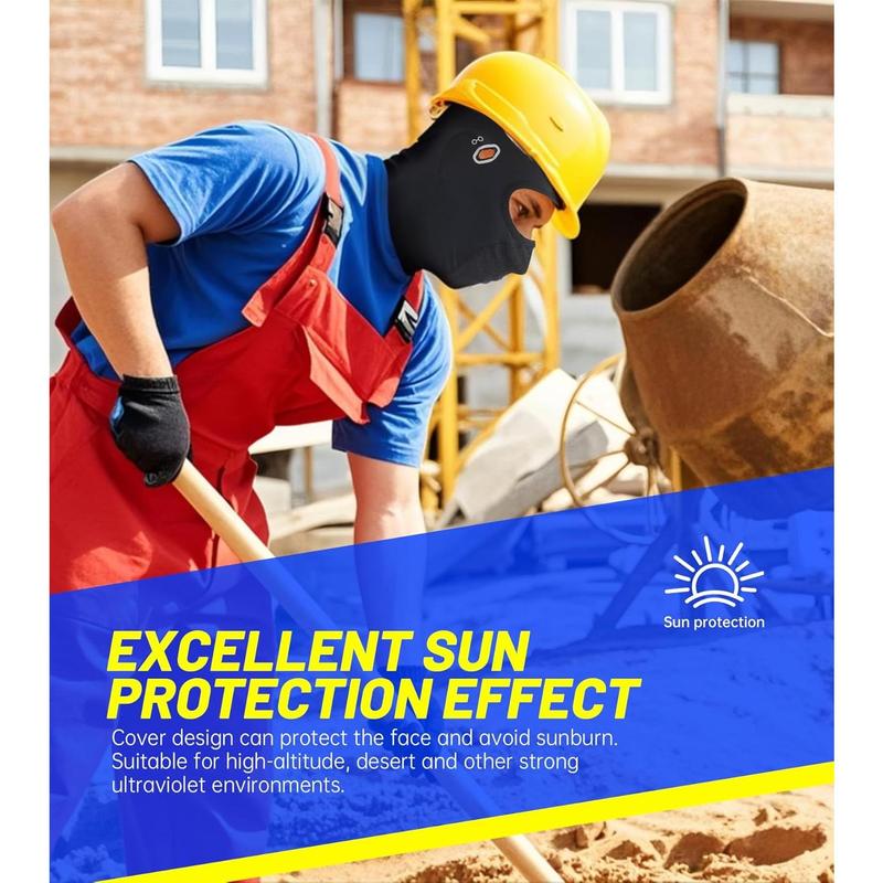 Balaclavas Face Mask with Glasses Holes for Men Women, Shiesty Masks, Summer Cooling Neck Gaiter Ice Silk UV Protection Lightweight for Motorcycle Cycling Ski Work