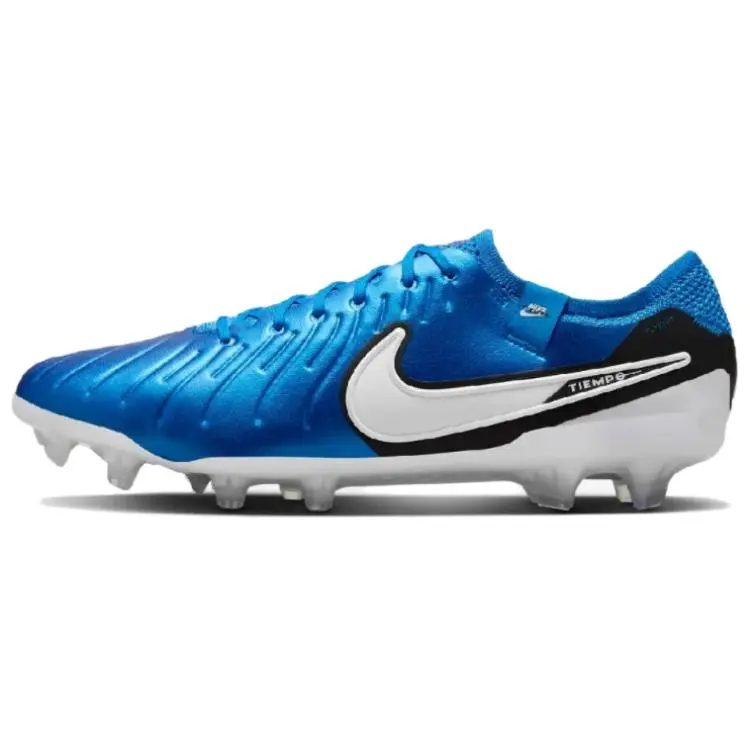 Nike Tiempo Legend 10 Elite FG Soar White Durable Non-slip Soccer Cleats Men's DV4328-400