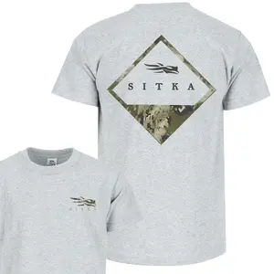 Sitka Optifade Badge Camo Unisex T-Shirt - Men's Tee, Versatile Layer for Outdoor Adventures, Perfect for Everyday Style DSY