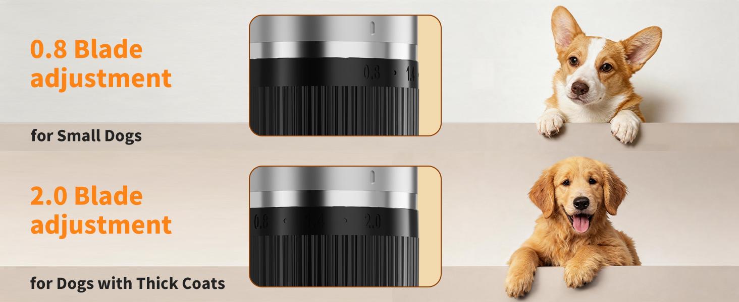 KALHELA 2-in-1 Pet Grooming Clipping Set - ABS Plastic, Rechargeable USB, Hair + Nails Grooming Tool with Clipper & Nail Clippers, Universal Size for Cats & Dogs