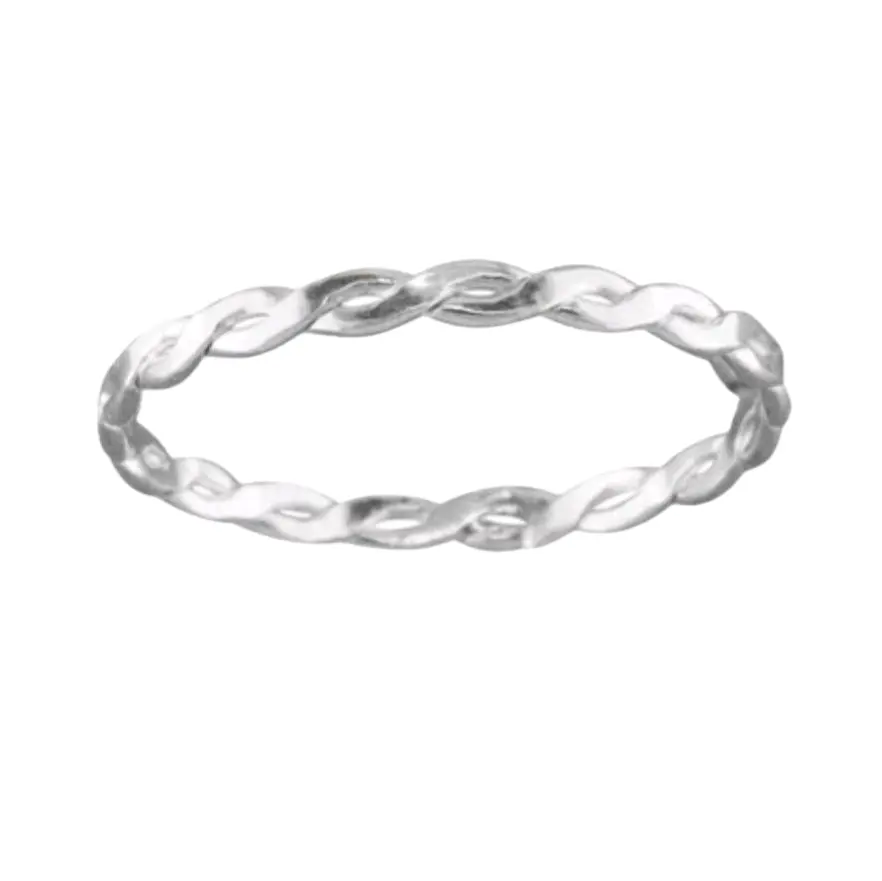braided Sterling Silver Toe Ring braided Sterling Silver Toe Ring