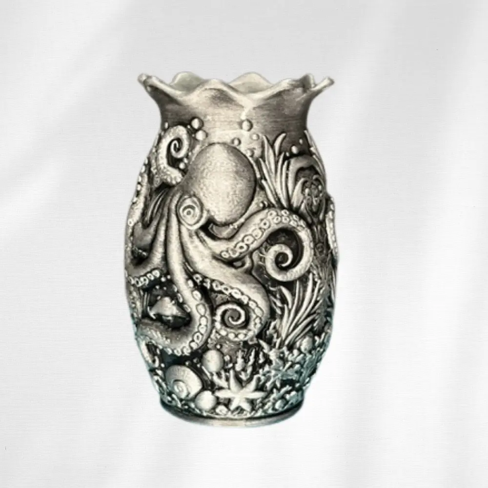 Kraken Octopus Vase – 3D Printed & Hand-Painted