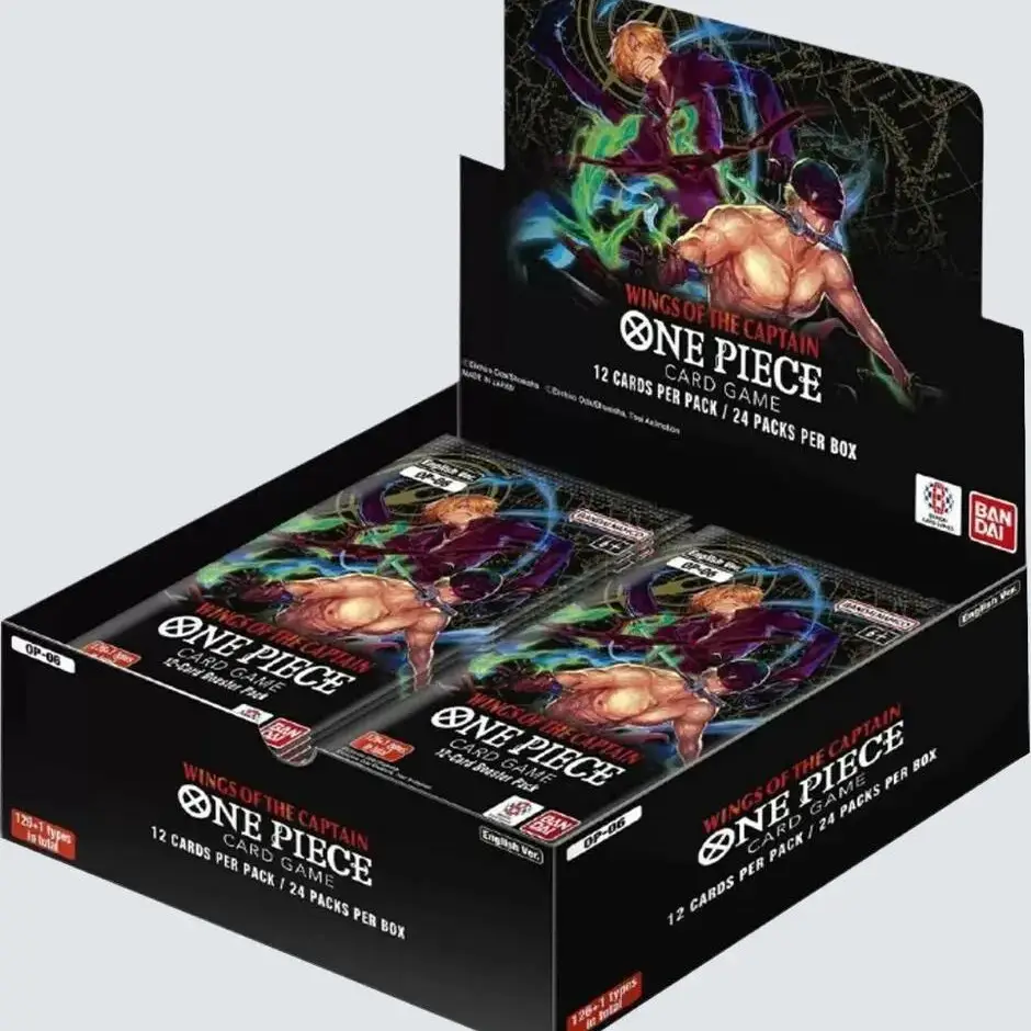 [ENG] One Piece OP06 Wings of the Captain Booster Box Pulling Cards One Piece non-sports trading