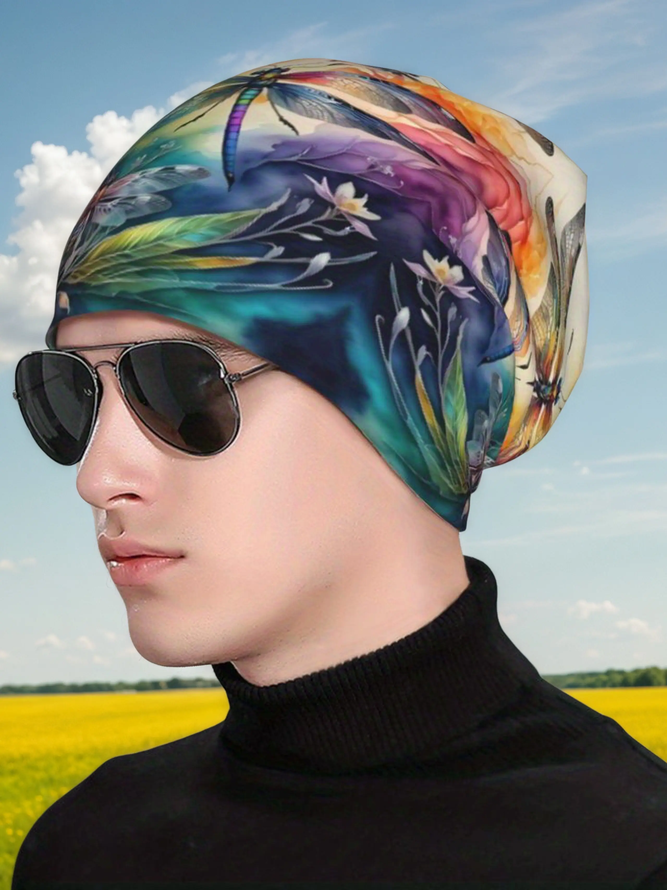 Men's Dumbbell Hat, Warm Ear Cover for Cold Weather, Fashionable Comfort Design, Perfect for Outdoor Activities