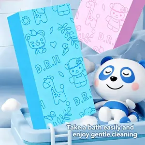 Home Use Bath Sponge for Kids, Baby Bath Mitt, Pain-Free Exfoliating Tool, Specialized for Infants, Gentle and Effective Scrubbing