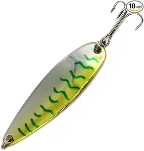 3 oz Crocodile Spoon Green Mackerel 10 Pieces