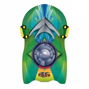 212 MAIN Aurora Foam Sled, Lightweight Durable Polyethylene Winter Removal Tool with Handle and Graphics, Ideal for Sledding