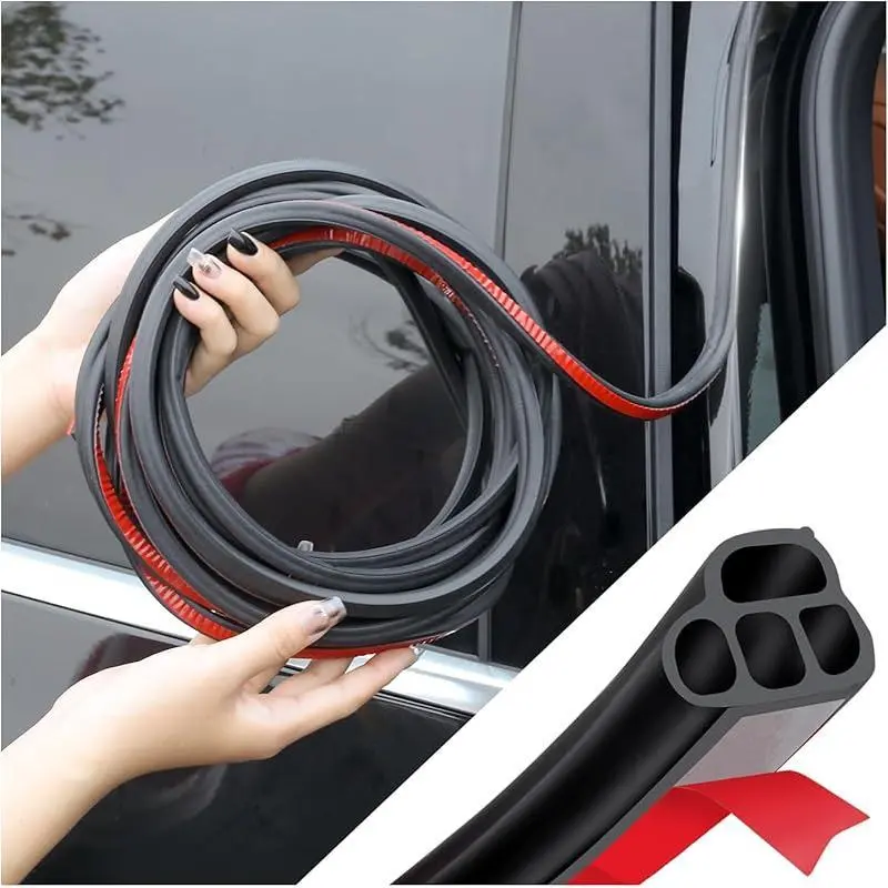 summerfinds Super Long 32.8ft/52.49ft Car Sealing Strips, Noise Reduction, Waterproof & Dustproof, Essential for Car Owners, Hassle-Free Parking! Car Accessory Car Door Protector