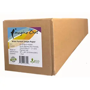 Scrim Banner – Non-PVC, Recyclable, 13mil 250g – 3" & 2" Core – Compatible with Pigment & Dye Ink