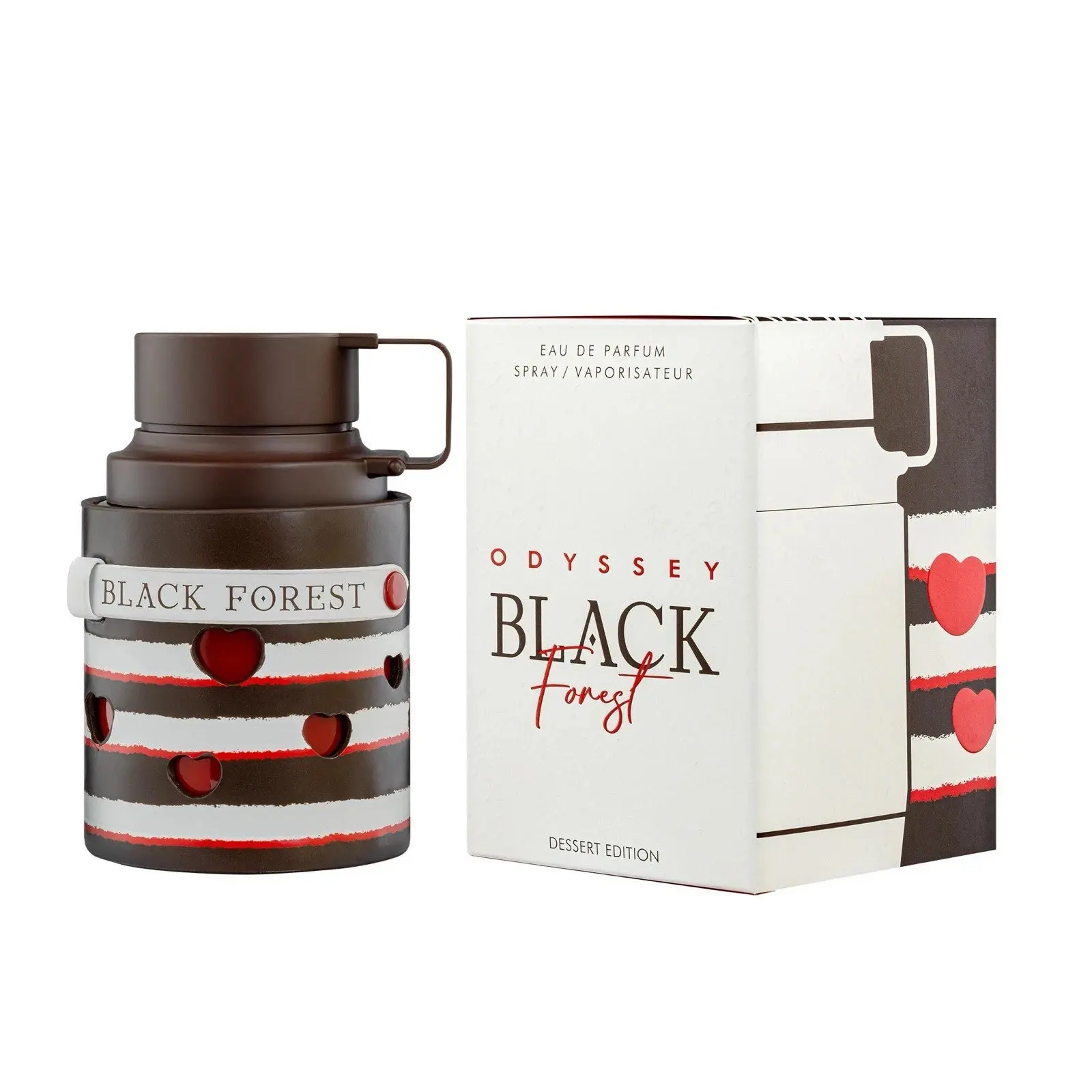 ARMAF Odyssey Black Forest for Men and Women Eau de Parfum Spray 3.4 Oz Perfume Cologne Fragrance Floral, Edp, Gourmand Blend