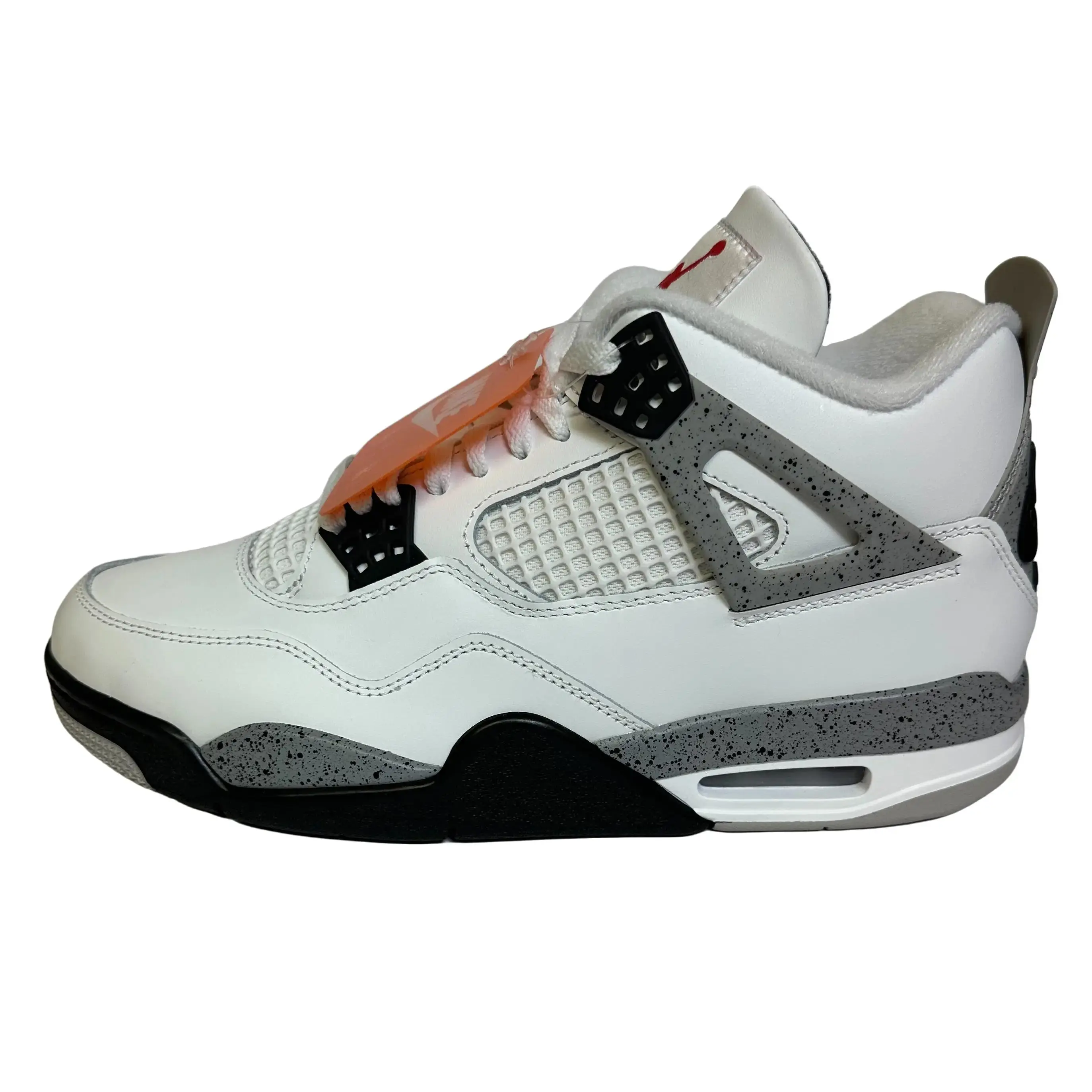 Pre-Owned Nike Air Jordan 4 White Cement (2025) High Top Sports Shoes, Style Code FV5029-100