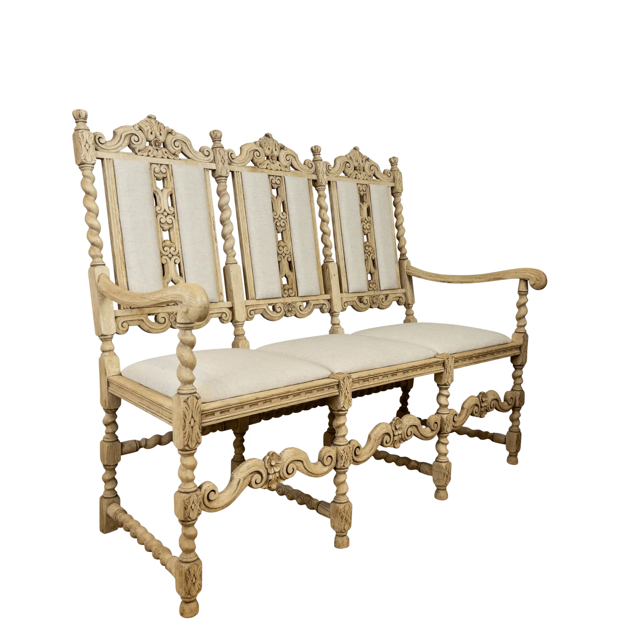 Carved Settee