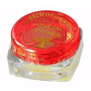 Holy Land Gifts  No. 61279 Balm of Gilead Queen Esther-Red Case Anointing Oil, Olive