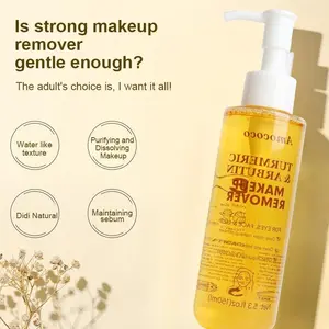 Turmeric & Arbutin Makeup Remover -Gentle Facial Cleanser for Eye LipMakeup Removal Non-lrritating Formulaplastic face makeup removal