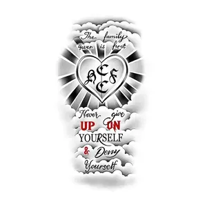 Stylish Heart Waterproof Temporary Tattoo Stickers for Boys and Girls Easy Washable Instagrammable Fun Creative Expression 6 Pack Including 3 Items and 3 Random Designs